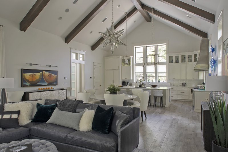 E.-F.-San-Juan-Miramar-Beach-Custom-Kitchen-Cabinets custom millwork, florida millwork, architectural millwork, 30A florida millwork, family business, miramar beach florida, burnt pine golf course, custom cabinetry, custom ceiling beams, white oak, sliding glass doors