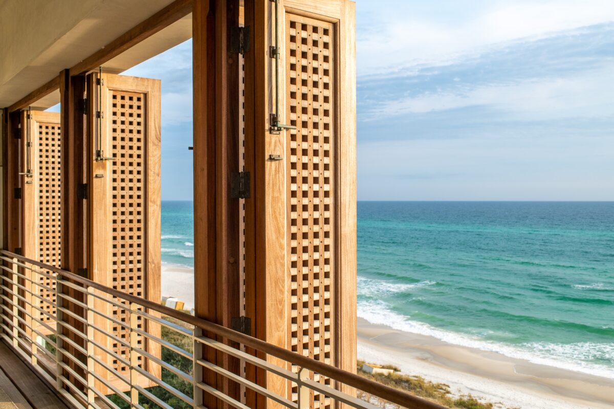 ef-san-juan-gates-shutters-8-e1669225294928 custom millwork, florida millwork, architectural millwork, 30A florida millwork, family business, alys beach florida, loewen windows and doors, liftslide doors, hurricane rated doors, impact rated doors and windows, ipe wood