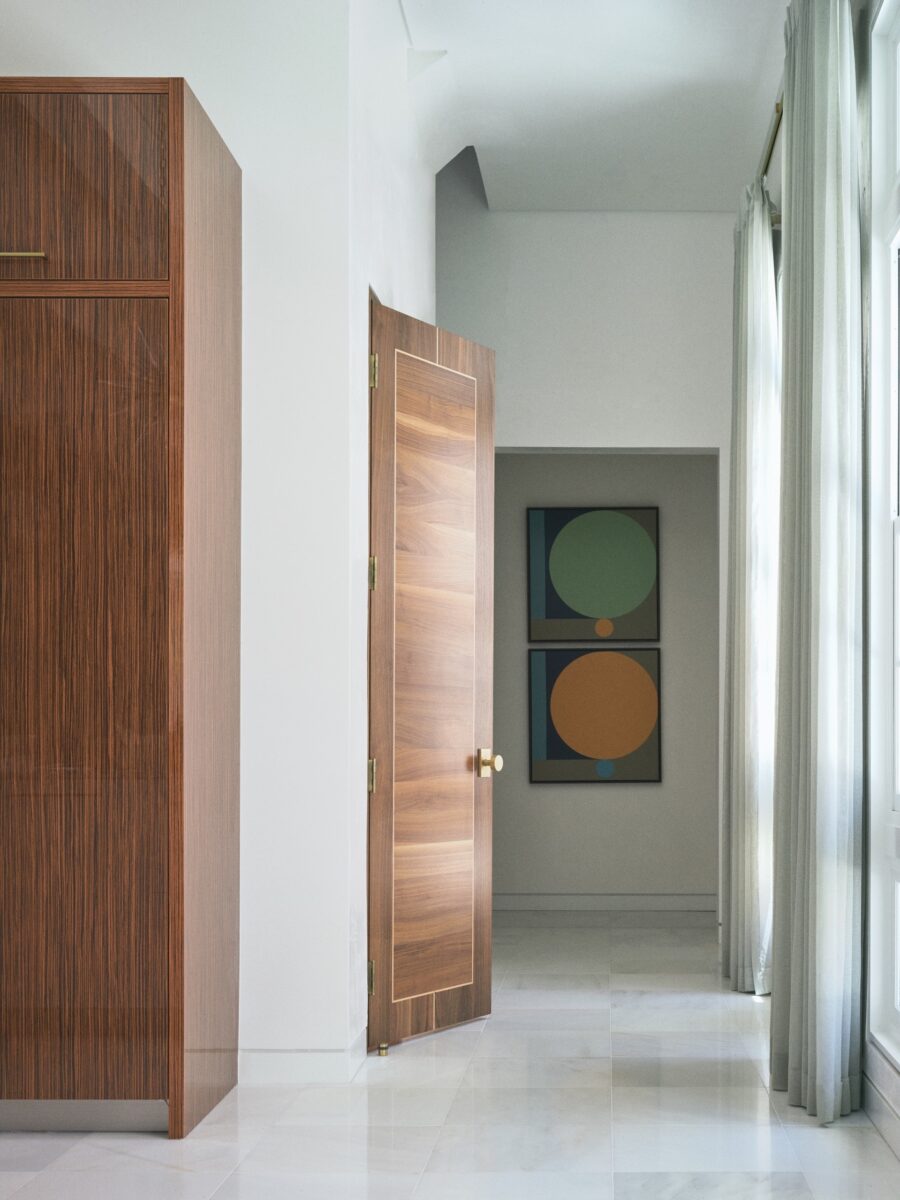 ef-san-juan-interior-doors-5-e1669067079181 custom interior doors, walnut inlay doors, custom home, alys beach florida, e f san juan